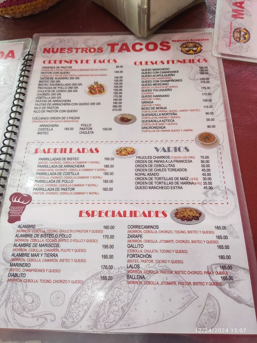 Menu Taquitos Acapulco-1